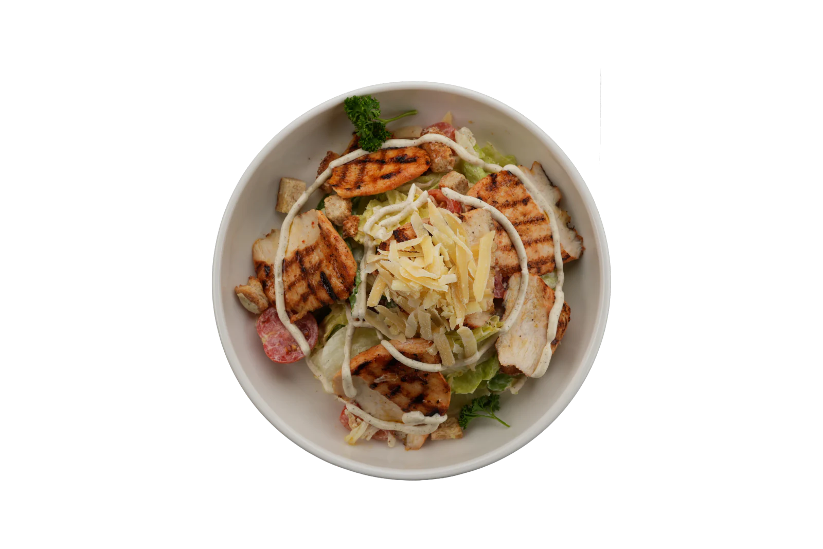 Tavuklu salata tabağı
